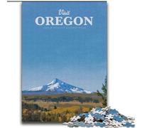 Jigsaw Puzzles for Teenagers 2000 Pieces Visit Oregon,Stress Reliever Difficult Challenge Unique Home Decor And Gifts 70x100cm