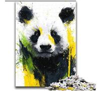 Jigsaw Puzzles for Teenagers 2000 Pieces Watercolor Panda,Help The Brain Exercise Addictive Toys to Cultivate Patience Perfect Decoration 70X100cm