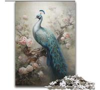Jigsaw Puzzles for Teenagers 2000 Pieces Watercolor Peacock,Stress Reliever Difficult Challenge Every Piece Is Unique - Challenging Family Fun Game 70x100cm