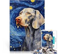 Jigsaw Puzzles for teenagers 2000 Pieces Weimaraner Dog pädagogische Herausforderung Ein Kunstwerk70x100cm