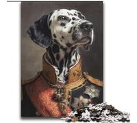 Jigsaw Puzzles for Teenagers 2000 Portrait of A Regal Dog Dressed Stress Reliever Staycation Kill Time Perfect Decoration for Age 14+ 70x100cm
