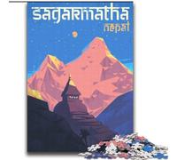 Jigsaw Puzzles for Teenagers 2000 Sagarmatha Nepal Mountain Art, Educational Toys for Is Ideal As A Gift for The Whole Family for And 14 Years Old 70x100cm