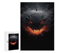 Jigsaw Puzzles for Teenagers 300 PCS Halloween Pumpkin Horror Artwork-1 Jigsaw Puzzles for Teenagers Enhance Memory for Birthday, Chrismas Beautiful Design Game 300 PCS