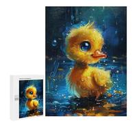 Jigsaw Puzzles for Teenagers 500 PCS Rainy Night Duckling Jigsaw Puzzles for Teenagers Enhance Memory for Birthday, Chrismas Beautiful Design Game 500 PCS