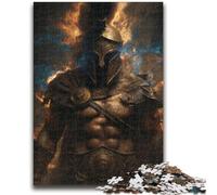 Jigsaw Puzzles for Teenagers Ancient Gladiator Warrior 1000 Piece Puzzle,Stress Reliever Staycation Kill Time Enhance Love between Couples (50x75cm)