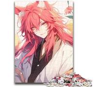 Jigsaw Puzzles for Teenagers Animal Fox Man Suitable for Ages 14 And Up Family Games Deal As Gifts for The Whole Family 38x26cm