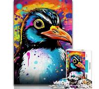 Jigsaw Puzzles for Teenagers Animal Penguins Teenager Puzzles,Educational Games Home Decoration Birthday Present, Gifts, Wall Art (size 75x50cm)