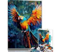 Jigsaw Puzzles for Teenagers Animals Birds Parrots,Help The Brain Exercise Addictive Toys to Cultivate Patience Gift For Birthdays (38x26cm)