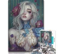 Jigsaw Puzzles for Teenagers Anime Girl 1000 Piece Puzzle,learning Educational for Is Ideal As A Gift for The Whole Family 38x26cm