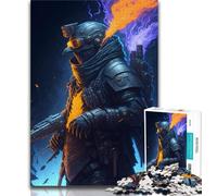 Jigsaw Puzzles for Teenagers Arctic Anarchist Penguin Puzzles for Teenagers,Staycation Kill Time with Fully Interlocking Randomly Shaped Pieces (size 75x50cm)