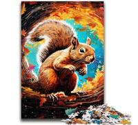 Jigsaw Puzzles for Teenagers Art Cute Squirrel 1000 Piece Puzzle,Challenging Family Activity Games DIY Toy for Home Wall Decor Gifts (50x75cm)