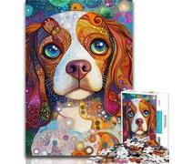 Jigsaw Puzzles for Teenagers Art Dog Teenager Jigsaw,for Educational Game Challenge Toy Deal As Gifts for The Whole Family 50x75cm
