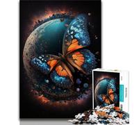 Jigsaw Puzzles for Teenagers Art Dream Butterfly Teenager Puzzles,for Educational Game Challenge Toy Deal As Gifts for The Whole Family 26x38cm
