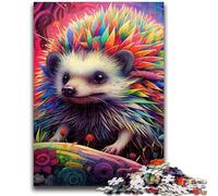 Jigsaw Puzzles for Teenagers Art Hedgehog Teenager Jigsaw,Decompressing Intellectual Educational Toy Perfect Decoration (50x75cm)