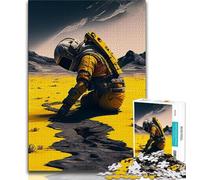 Jigsaw Puzzles for Teenagers Astronaut Stuck In Space Puzzles for Teenagers,is Ideal As Gifts for The Whole Family Suitable for And 14 (size 38x26cm)