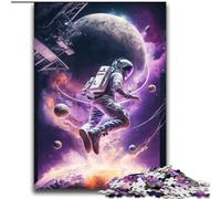 Jigsaw Puzzles for Teenagers Astronauts Playing Basketball Suitable for People Aged 14 And Above Educational Game Challenge Toy Gift For Birthdays 70x100cm