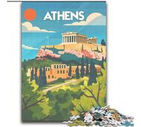 Jigsaw Puzzles for Teenagers Athens Acropolis View,Help The Brain Exercise Addictive Toys to Cultivate Patience Gift For Birthdays 70x100cm