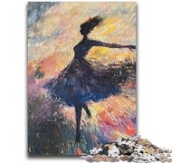 Jigsaw Puzzles for Teenagers Ballet Dancer 1000 Pieces for Adults,Family Entertainment Toys with Matching Poster And Trivia Sheet (50x75cm)