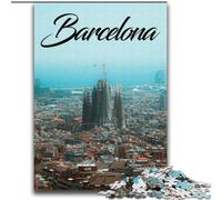 Jigsaw Puzzles for Teenagers Barcelona, Stress Reliever Difficult Challenge Secret Santa Gifts for Age 14 Years Up 70x100cm