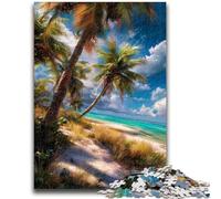 Jigsaw Puzzles for Teenagers Beach Suitable for People Aged 14 And Above Educational Game Challenge Toy Gift For Birthdays 38x26cm