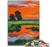 Jigsaw Puzzles for Teenagers Beautiful Sunrise Teenager Puzzles,Game Toys Every Piece Is Unique - Challenging Family Fun Game (38x26cm)
