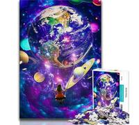 Jigsaw Puzzles for Teenagers Beyond The Stars 1000 Piece Jigsaw,Educational Games Home Decoration Suitable for Desktop Decoration (size 75x50cm)