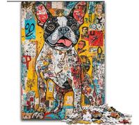 Jigsaw Puzzles for Teenagers Boxer Dog, for Ages 14 And over Each Piece Is Unique - Fun And Challenging Game for The Whole Family Good Gift (Size 50x75cm)