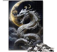 Jigsaw Puzzles for Teenagers Brave Dragon, Help The Brain Exercise Addictive Toys to Cultivate Patience Enhance Memory (Size 26x38cm)