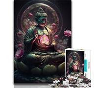 Jigsaw Puzzles for Teenagers Buddha Teenager Puzzles,Educational Games Home Decoration Birthday Present, Gifts, Wall Art (size 75x50cm)