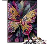 Jigsaw Puzzles for Teenagers Butterfly Oil Painting, for Age 14 Years And over Home Decor As A Gift for The Whole Family And Friends (Size 26x38cm)