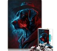 Jigsaw Puzzles for Teenagers Canine Crime Solver Puzzles for Teenagers,Staycation Kill Time with Fully Interlocking Randomly Shaped Pieces (size 38x26cm)