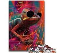 Jigsaw Puzzles for Teenagers Chameleon Fantasy 1000 Piece Jigsaw,Family Entertainment Toys with Matching Poster And Trivia Sheet (50x75cm)