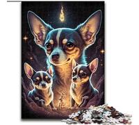 Jigsaw Puzzles for Teenagers Chihuahua Dog, Suitable for Ages 14 And Up Home Decor Deal As Gifts for The Whole Family (Size 50x75cm)