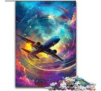 Jigsaw Puzzles for Teenagers Color Plane, Help The Brain Exercise Addictive Toys to Cultivate Patience Enhance Memory (Size 26x38cm)