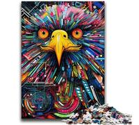 Jigsaw Puzzles for Teenagers Colorful Eagle 1000 Pieces for Adults,Birthday Gift Idea for Adults, Family Game And Hobby (38x26cm)