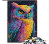 Jigsaw Puzzles for Teenagers Colorful Owl for And from 14 Years And over Hands-on Game Christmas Game Gifts 70x100cm
