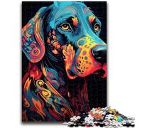 Jigsaw Puzzles for Teenagers Colourful Beagle 1000 Piece Jigsaw,Stress Reliever Staycation Kill Time Parent-child Interaction (75x50cm)