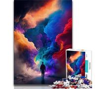 Jigsaw Puzzles for Teenagers Colourful Dreams Puzzles,Challenging Game Gifts for Is Ideal As A Gift for The Whole Family 75x50cm