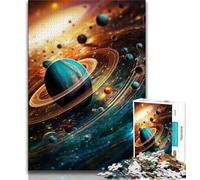 Jigsaw Puzzles for Teenagers Colourful Universe Puzzles for Teenagers,Staycation Kill Time with Fully Interlocking Randomly Shaped Pieces (size 75x50cm)