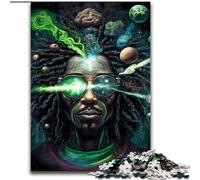 Jigsaw Puzzles for Teenagers Cosmic Rastafarian, Help The Brain Exercise Addictive Toys to Cultivate Patience Enhance Memory (Size 26x38cm)