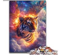Jigsaw Puzzles for Teenagers Cosmic Tiger, for Age 14 Years And over Home Decor As A Gift for The Whole Family And Friends (Size 50x75cm)