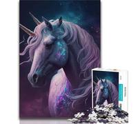 Jigsaw Puzzles for Teenagers Cute Pony 1000 Piece Puzzle,Stress Reliever Difficult Challenge Home Decoration Toys 38x26cm