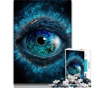 Jigsaw Puzzles for Teenagers Deep Ocean Eye Puzzles for Teenagers,Staycation Kill Time with Fully Interlocking Randomly Shaped Pieces (size 38x26cm)