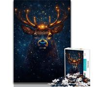 Jigsaw Puzzles for Teenagers Deer Teenager Puzzles,Educational Games Home Decoration Birthday Present, Gifts, Wall Art (size 38x26cm)