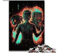 Jigsaw Puzzles for Teenagers Devil Threesome, Suitable for People Aged 14 And Above Educational Games Secret Santa Gifts (Size 26x38cm)