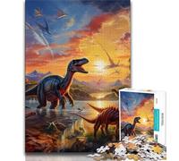Jigsaw Puzzles for Teenagers Dinosaur World Teenager Puzzles,Educational Games Home Decoration Birthday Present, Gifts, Wall Art (size 75x50cm)