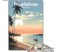 Jigsaw Puzzles for Teenagers Dominican Republic Travel Challenging Game And Family Play for Is Ideal As A Gift for The Whole Family (50x70cm) 1000pcs