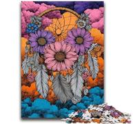 Jigsaw Puzzles for Teenagers Dream Catcher 1000 Piece Puzzle,Challenging Game for Is Ideal As A Gift for The Whole Family (38x26cm)
