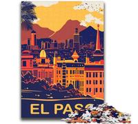 Jigsaw Puzzles for Teenagers El Paso Skyline Suitable for Ages 14 And Up Family Games Deal As Gifts for The Whole Family (size 38x52cm)