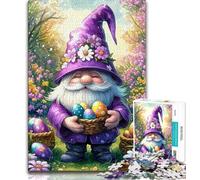 Jigsaw Puzzles for Teenagers Elf Old Man,Help The Brain Exercise Addictive Toys to Cultivate Patience Perfect Decoration 75x50cm